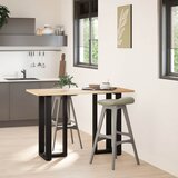  Noge za barski stol T-oblika 2 kom Crne 50x35x(90-91) cm Čelik | shoptok.hr
