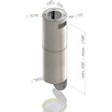 CIARKO DESIGN otočna napa TUBUS W INOX | shoptok.hr