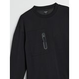 Sinsay Crewneck majica dugih rukava s udjelom pamuka | shoptok.hr