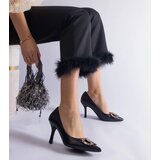  Black stilettos adorned with colorful rhinestones Callsa | Shoptok.si