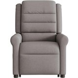  Naslonjač na podizanje od tkanine smeđesivi | shoptok.hr