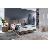CARRYHOME postelja boxspring 180 cm x 200 cm , tekstil siva | Shoptok.si