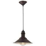 Brilagi Luster na sajli FORGE 1xE27/60W/230V Ø 22 cm crna u