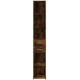 Visoka komoda boja hrasta 30x42,5x185 cm od konstruiranog drva | Eponuda.com