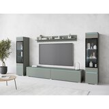 XXXL Dnevni Regal Vera I, Zelena, Z Osvetlitvijo, 4-Delni | Shoptok.si