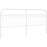  The Living Store Kovinsko vzglavje belo 200 cm - Vzglavje, (21497371) | Shoptok.si