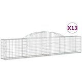  Lučne gabionske košare 13 kom 300x30x60/80 cm pocinčano željezo | shoptok.hr