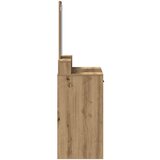  Toaletni stol s ladicama Umjetnički hrast 79 x 41 x 140 cm | shoptok.hr