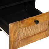 TV ormar s ladicama Smeđa 100 x 33 5 x 46 cm Čvrsto drvo manga | shoptok.hr
