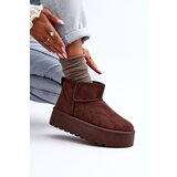 Boto FD1 Suede Platform Snow Boots Brown Corcoran | ePonuda.com
