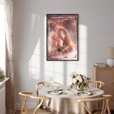  Slika - Space Flamingo (1 Part) Vertical 60x90 U crnom drvenom okviru | shoptok.hr