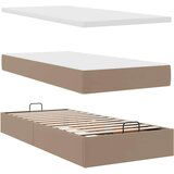 vidaXL Otomanski posteljni okvir z vzmetnicami kapučino 180x200 cm, (21609119) | Shoptok.si