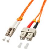 Lindy LC/SC 2m optični kabel OM2 Večbarvno, Oranžna | Shoptok.si
