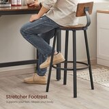  Set od 2 barskih stolica AVEN, braon/crna | Eponuda.com