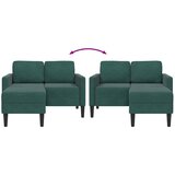 SOFA 2-sjed s ležaljkom u obliku slova L tamnozelena 125 cm | Eponuda.ba