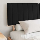  Posteljni okvir z oblazinjenim vzglavjem Črna 150 x 200 cm, (5000101425) | Shoptok.si