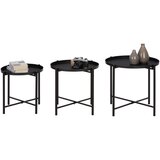 Mömax set mizic bristol, 3-Delni, črna, kovina | Shoptok.si