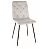  Stolica JERRY - Baršun - svijetlo siva | shoptok.hr