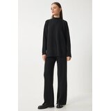  Ženski komplet majica i pantalone MU00012, Crna Cene