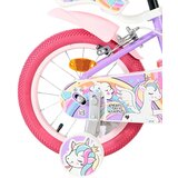 Volare dječji bicikl Unicorn 14″ ljubičaste boje, s dvije ručne kočnice | shoptok.hr