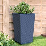  Vrtne sadilice 2 kom plava siva 32,5 x 32,5 x 57 cm PP | shoptok.hr