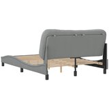  Okvir za krevet bez madraca Hvar svjetlosivi 140 x 190 cm od tkanine | shoptok.hr