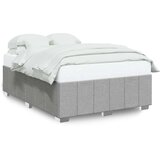  Okvir za krevet bez madraca svjetlosivi 140x200 cm od tkanine | shoptok.hr