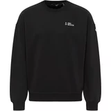 DreiMaster Maritim Sweater majica crna / bijela