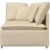  Modularni kutni kauč s jastucima krem boje 100 cm | shoptok.hr