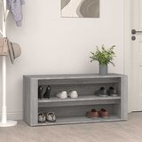  Stalak za cipele boja betona 100x35x45 cm konstruirano drvo | shoptok.hr