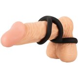 Erecto - trojni penisni obroček (črna) | Shoptok.si