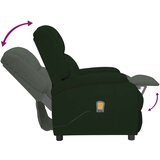  Masažna fotelja tamnozelena baršunasta - Tamnozelena 1 | shoptok.hr