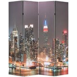 vidaXL Sklopiva sobna pregrada sa slikom New Yorka noću 160 x 170 cm | shoptok.hr
