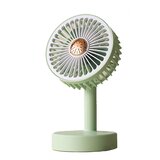 INF Prenosni USB ventilator, tih brezkrtačni motor, 90° 500mAh Green, (5000286632) | Shoptok.si