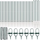  Stup za ogradu 26 pcs Siva 3,2 x 3,2 x 140 cm | shoptok.hr