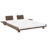 Karup Design Smeđi bračni krevet od masivnog bora s podnicom 160x200 cm Social – | shoptok.hr