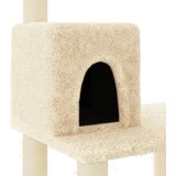  Penjalica za mačke sa stupovima za grebanje krem 118,5 cm | Eponuda.ba