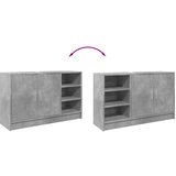Ormarić za umivaonik boja betona 90x29x55 cm konstruirano drvo | shoptok.hr