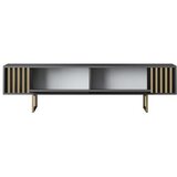 Hanah home TV polica Gold Line Anthracite Gold