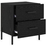  Noćni ormar s ladicama 2 pcs Crni hrast 40 x 35 x 47.5 cm | shoptok.hr