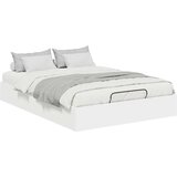  Ottomanska postelja Bela 193 x 120 x 25 cm Iverna plošča, (5000141826) | Shoptok.si
