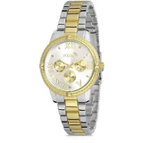 Polo Air Stylish Sports Women's Wristwatch Silver-gold Color