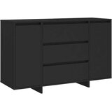  Komoda s 3 ladice crna 120 x 41 x 75 cm od iverice | shoptok.hr