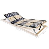 vidaXL Letveno dno za posteljo 2 kosa z 42 letvicami 7 con 90x200 cm | Shoptok.si