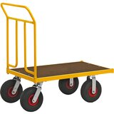 Kongamek ploski voziček KM144, dxšxv 1086 x 600 x 1090 mm, 2 vrtljivi in 2 fiksni kolesi | Shoptok.si