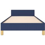  Okvir za krevet s uzglavljem plavi 100x200 cm od tkanine | shoptok.hr