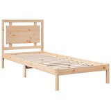  Dugi okvir kreveta bez madraca 100 x 220 cm masivno drvo | Eponuda.com