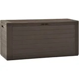 vidaXL Vrtna kutija za pohranu smeđa 116 x 44 x 55 cm