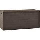 vidaXL Vrtna škatla za shranjevanje rjava 116x44x55 cm, (20579983) | Shoptok.si
