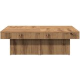 vidaXL Stol za kavu Artisan hrast 90x90x28 cm izrađeno drvo | shoptok.hr